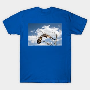 Majestic Young Eagle Departure by Debra Martz T-Shirt